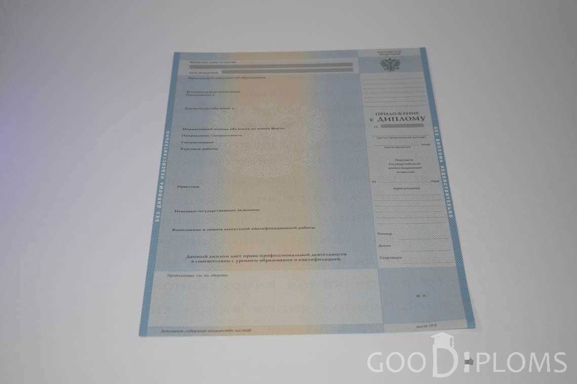 Приложение к Диплому Бакалавра в период c 2003 по 200 год - Житомир