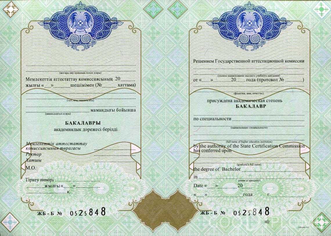 Казахстанский Диплом Бакалавра - Житомир