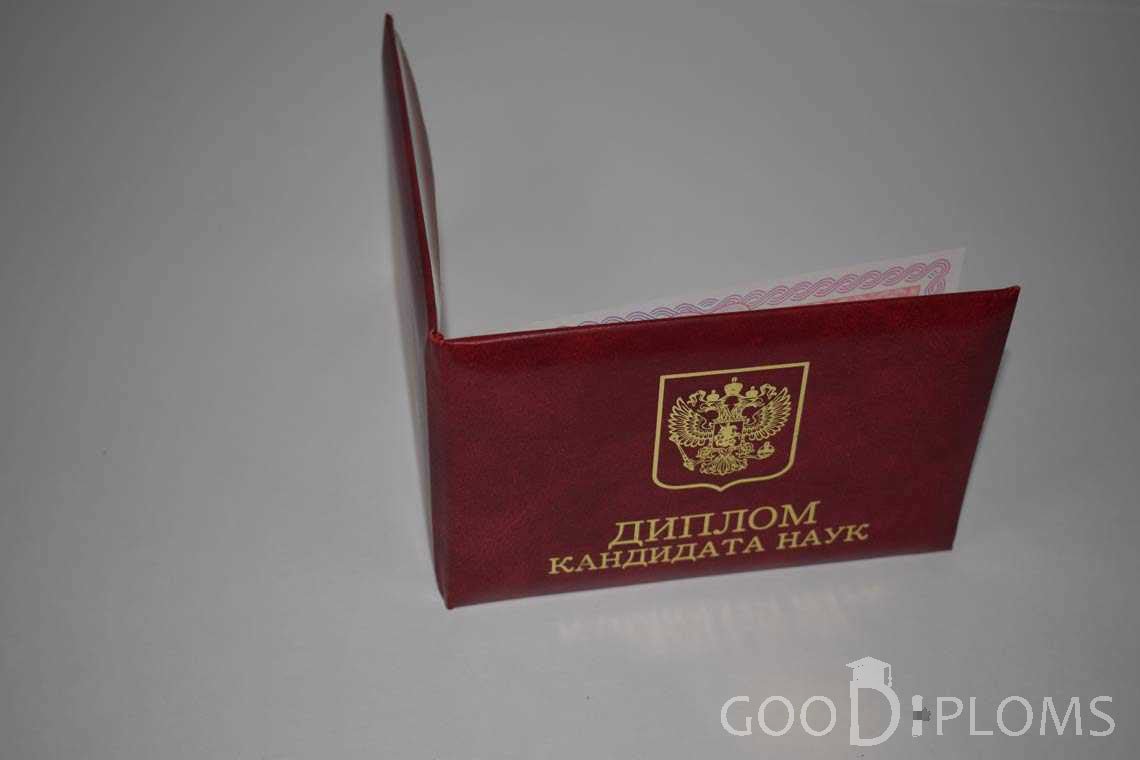Диплом Кандидата Наук - Обратная Сторона период выдачи 2013-2016 -  Житомир