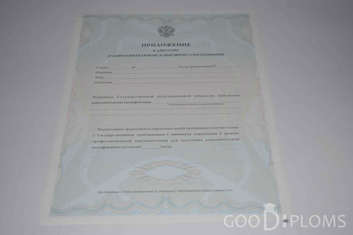 Приложение к Диплому МВА период выдачи 2011-2020 -  Житомир