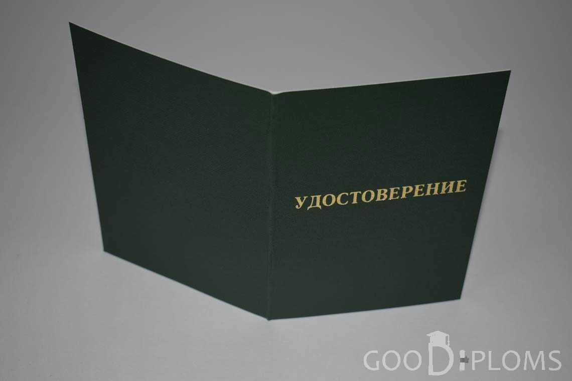 Удостоверение Интернатуры - Обратная Сторона период выдачи 2007-2013 -  Житомир