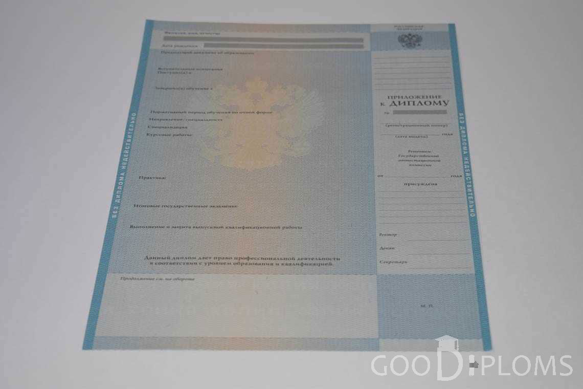 Приложение к Диплому Магистра в период c 2009 по 2010 год - Житомир