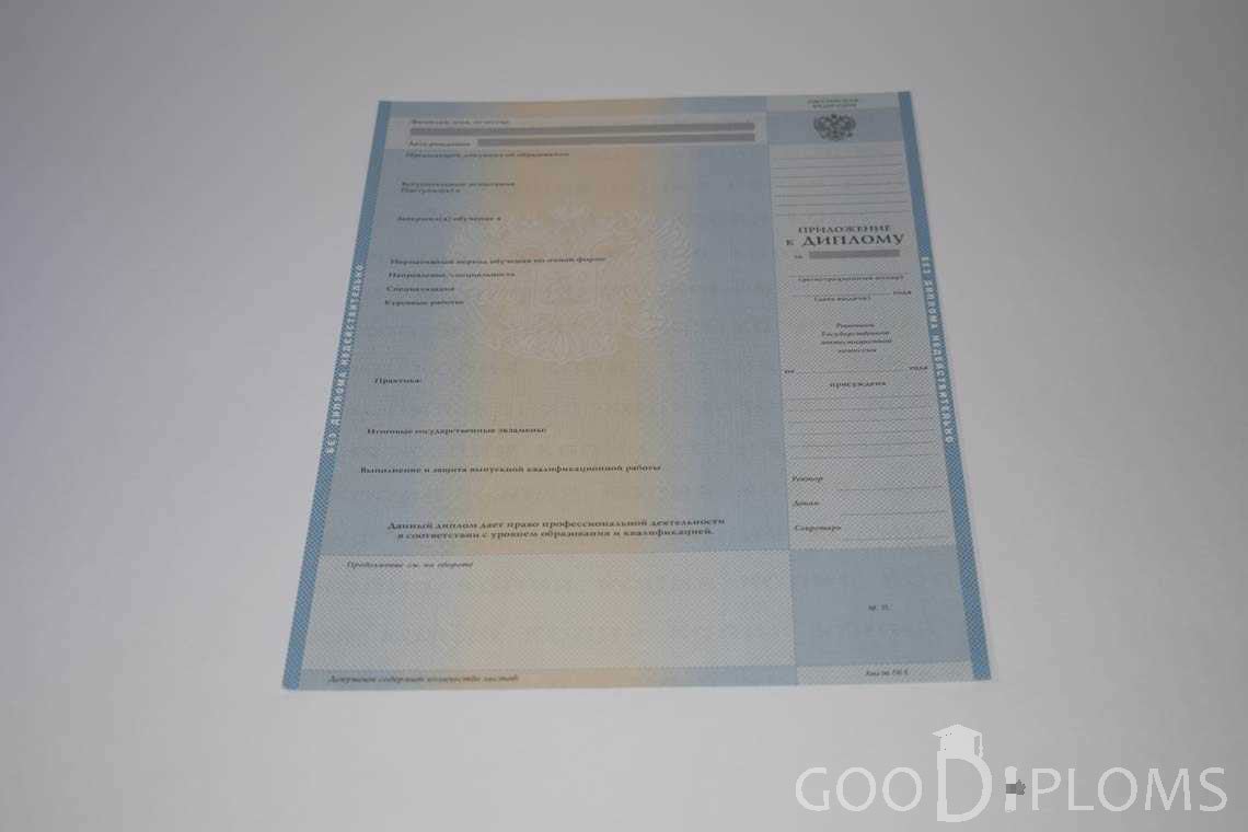 Приложение к Диплому о Высшем Образовании с Отличием - Житомир