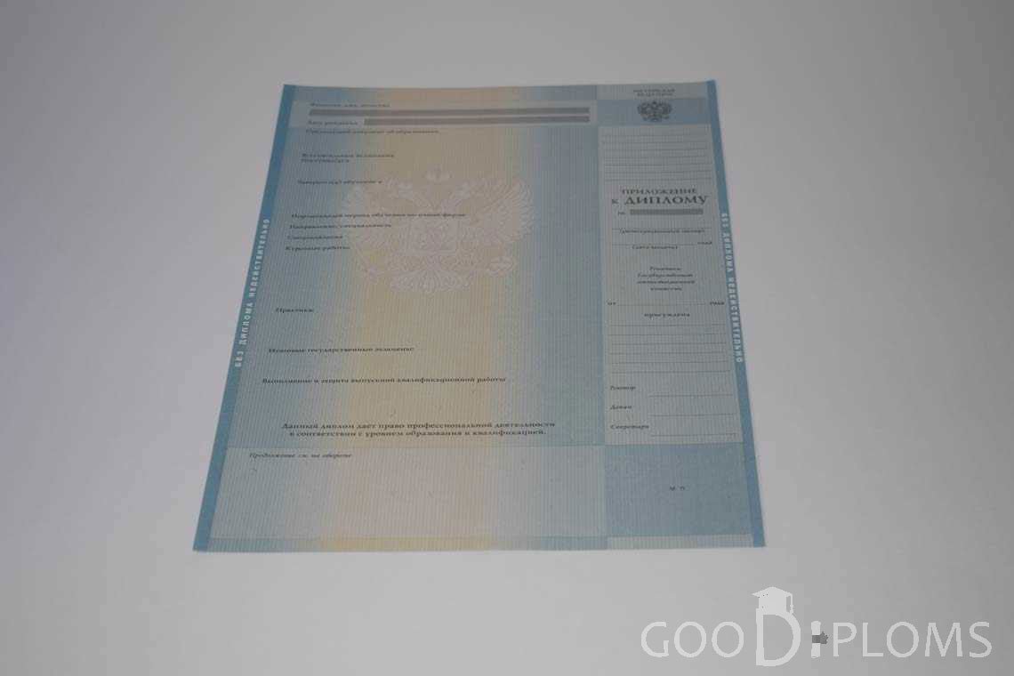 Приложение к Диплому о Высшем Образовании с Отличием - Житомир
